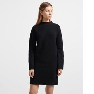 Theory Kimono Dress in Felted Wool-Cashmere